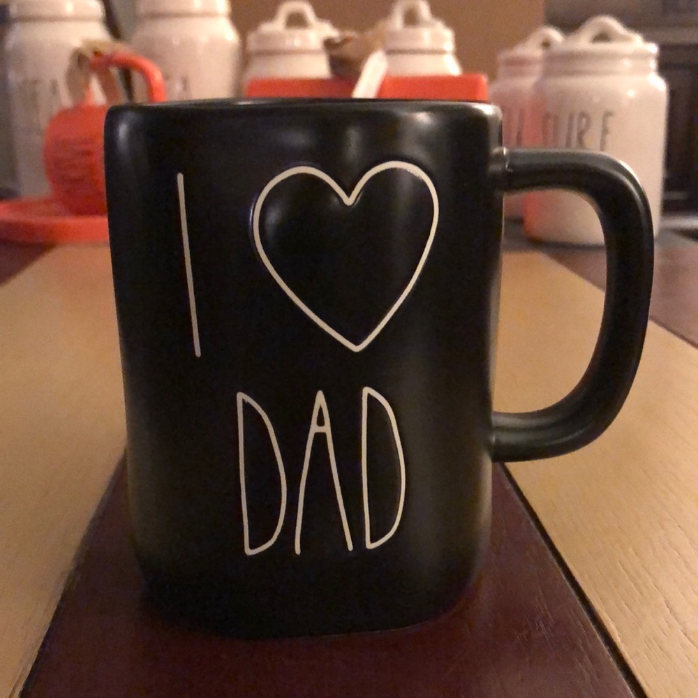 I ❤️ DAD Mug Black